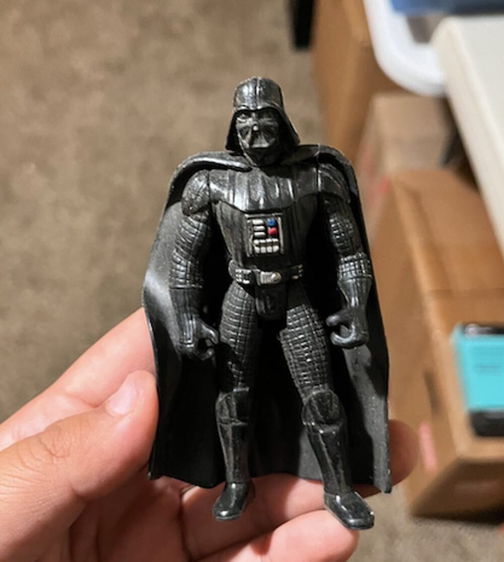 1995 Kenner Star Wars POTF Darth Vader 3.75"